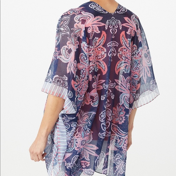 Floral Tassle Kimono - Picture 2 of 2